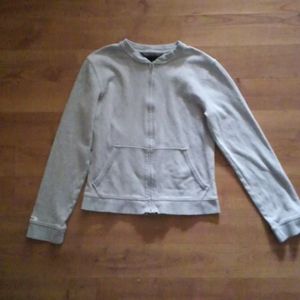 Abercrombie and Fitch grey zipper off jacket
